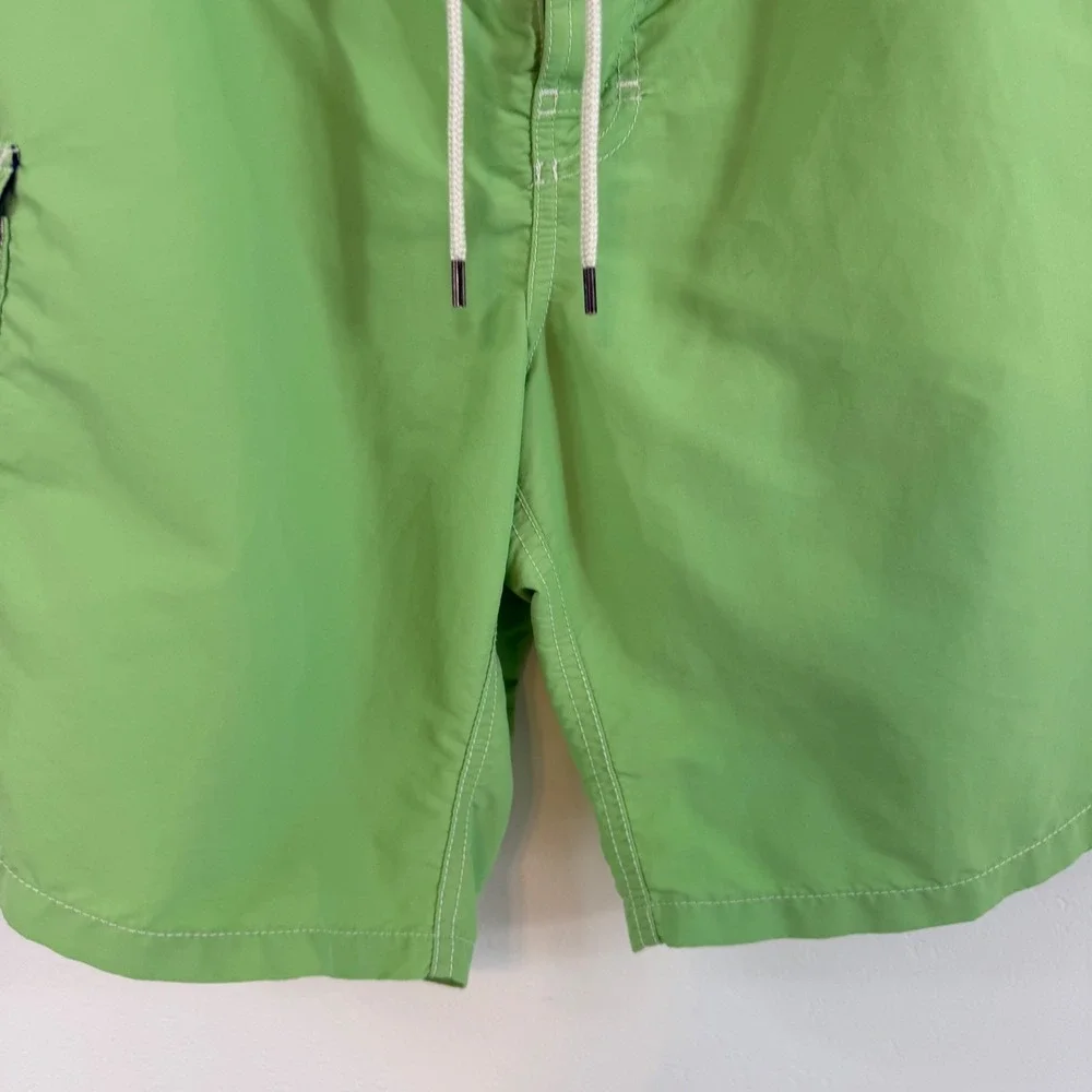 Polo Ralph Lauren Swim Trunks Green Cargo Mesh Lined Beach Summer Board Shorts L